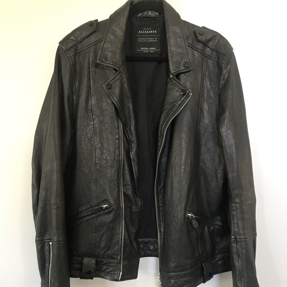 All Saints leather jacket